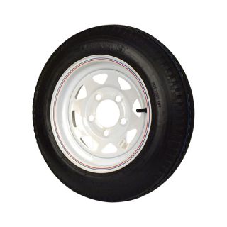 Kenda High Speed Spoked Rim Design Trailer Tire Assembly — 480-12, 5-Hole, Model# DM412C-5C-I  12in. High Speed Trailer Tires   Wheels