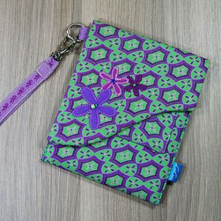 purse/phone/camera case three pockets flower by cucuu