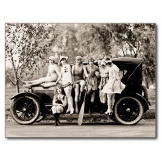 Mack Sennett Girls 1918 vintage Postcards