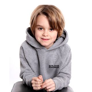 personailsed established hoodie by rusks&rebels