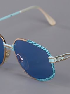 Fendi By Lozza Vintage Square Sunglasses