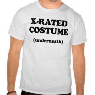 X RATED COSTUME TEES