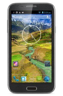 INOVO New Quad Core 5.5" NOTE II S7189 1GB RAM MTK6589 Quad Core 1.2GHz Dual SIM Android 4.1 Jelly Bean 3G Smartphone UNLOCKED (Grau) Elektronik