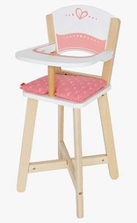 wooden toy highchair by oskar & catie