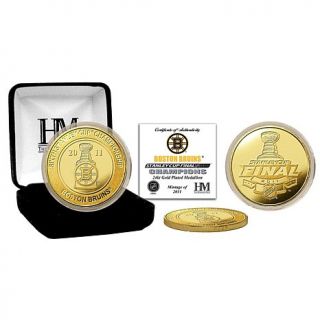 Boston Bruins 2011 Stanley Cup Champs 24K Gold LE Coin