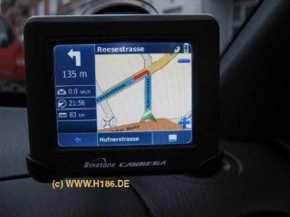 Binatone X350   KFZ Komplett Set GPS Navigationssystem Touchscreen 8,8cm (3,5") Deutschland, sterreich, Schweiz (D A CH) 2 D u. 3D Kartendarstellung mit SD Karte, Halterung u. Stromversorgung Navigation & Car HiFi