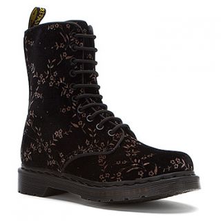 Dr Martens Avery 10 Eye Boot DLS  Women's   Black Velvet Blossom