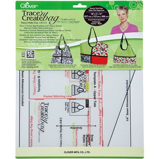 Trace 'n Create Bag Templates With Nancy Zieman Nancy's Hobo Tote Collection Clover Software & Designs