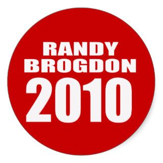 RANDY BROGDON FOR GOVERNOR STICKERS