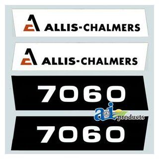 A & I Products Hood Decal Replacement for Allis Chalmers Part Number AC7060