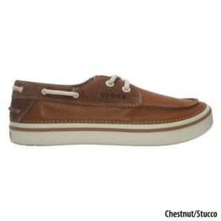 Crocs Mens Hover Leather Boat Shoe 618858