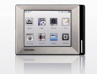 Cowon D2+  /Video Player 16 GB (6,4 cm (2,5 Zoll) Touchscreen Display, SD/MMC Kartenslot) silber Audio & HiFi