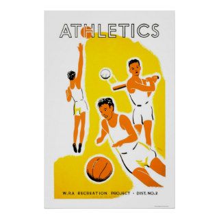 Youth Athletics Project 1939 WPA Posters