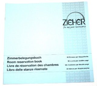 Zimmerbelegungsbuch fr Hotels, Pensionen, Jugendherbergen, Schullandheime u.v.m. Küche & Haushalt