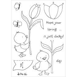 Honeypop Clear Stamp Set Tulip Duck Stampers Anonymous Clear & Cling Stamps