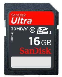 SanDisk Ultra SDHC 16GB Class 10 Speicherkarte 30MB/s Computer & Zubehr
