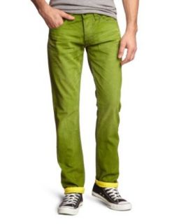 One Green Elephant Herren Jeans Niedriger Bund HO3044/045, Gr. 33/32, Grn (O1965) Bekleidung
