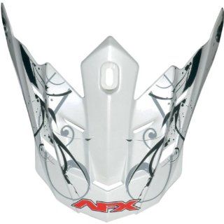 AFX Helmet Peak for FX 17/Y Skull   Pearl White 0132 0492 Automotive