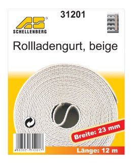 Schellenberg 31201 Rollladengurt 23 mm/12.0 m, beige Baumarkt