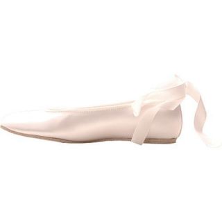 Women's Colorful Creations 635 White Satin Colorful Creations Flats