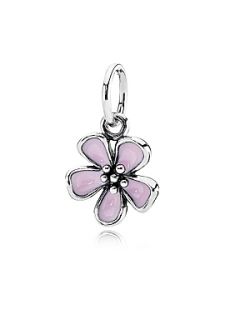 Pandora Cherry Blossom Flower Necklace Pendant