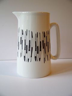bone china porcupine jug by victoria mae designs