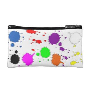 Paint Splatters Cosmetic Bag