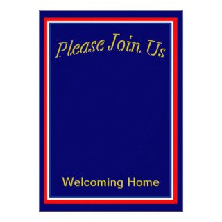 U.S. Navy Welcome Home Party Invitation