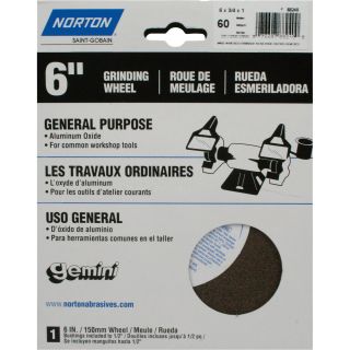 Norton General-Purpose Grinding Wheel — 6in., Medium Grit  Grinding Wheels