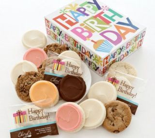 Cheryls Birthday Cookie Box   18 Assorted Cookies —