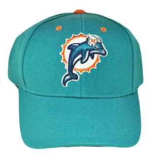 NFL OFFICIAL MIAMI DOLPHINS GREEN AQUA NEW CAP HAT ADJ  Sports Fan Baseball Caps  Sports & Outdoors