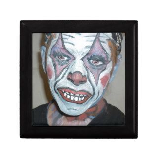 Sad Clowns Scary Clown Face Painting Trinket Boxes