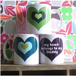 my heart belongs topersonalised mug by that lovely shop