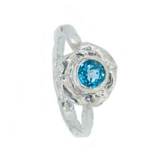 gemstone aura ring by erin cox jewellery