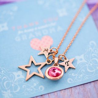 design your own personalised star necklace by j&s jewellery