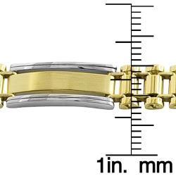 14k Two tone Gold Men's Designer Bracelet Men's Bracelets