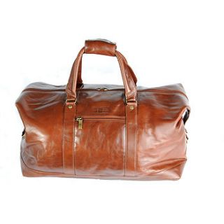 leather holdall by eureka and nash