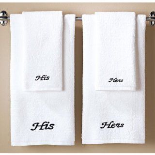 4 pc. Towel Set His & Hers Bathroom Collection   Bath Towels