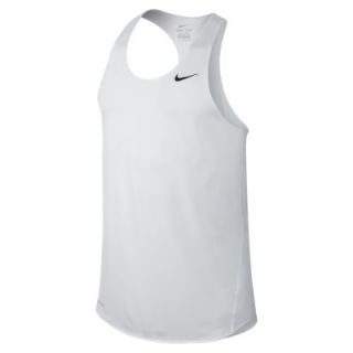 Nike Bell Lap Mens Running Singlet   Team White