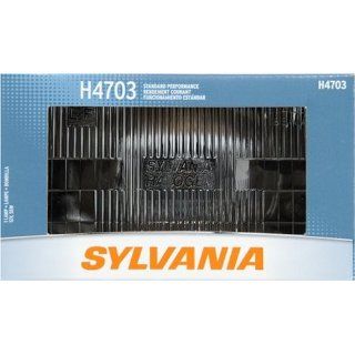 Sylvania H4703 Standard Rectangular Halogen Headlight Bulb (55 Watt Low Beam), (Pack of 1) Automotive