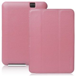 INVELLOP Leatherette Cover Case for Kindle Fire HD 7 Inch Latest Generation Pink Computers & Accessories