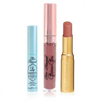 Too Faced In the Buff 3 piece Lip Primer, Gloss and Creme