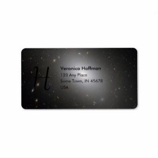 Elliptical Galaxy NGC 1132 Personalized Address Label