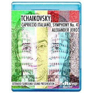 Tchaikovsky Capriccio Italien, Symphony No.4   The New Dimension of Sound Series [7.1 DTS HD Master Audio Disc] [BD25 Audio Only] [Blu ray] Alexander Jero, Piotr Ilich Tchaikovsky, Surround Records International Orchestra Movies & TV