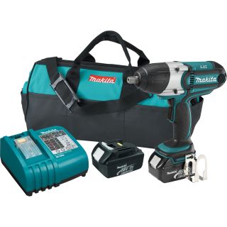 Makita LXT Li-Ion Cordless Impact Wrench — 18 Volt, 1/2in., Model# BTW450  Impact Wrenches