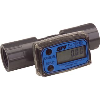 GPI Electronic Water Meter — 1in., Model# TM100-N  Digital Meters