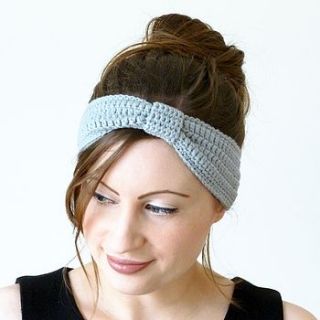 crochet turban knot headband by miss knit nat