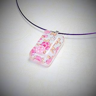 cute as a button pendant necklace by edition design shop