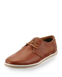 Ransack Leather Lace Up Sneaker, Caramel