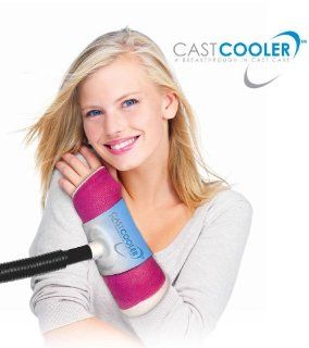 CastCooler   Immediate Itch and Odor relief for all breathable orthopedic casts. One size fits all. Ships directly from the manufacturer. Money Back Guarantee. Health & Personal Care